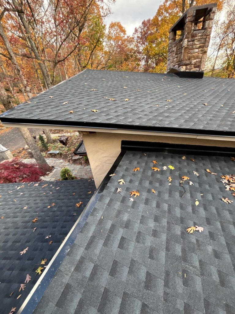 A picture of a brand new roof after it was replaced by Joyland Roofing in Enola, Pennslyvania. 