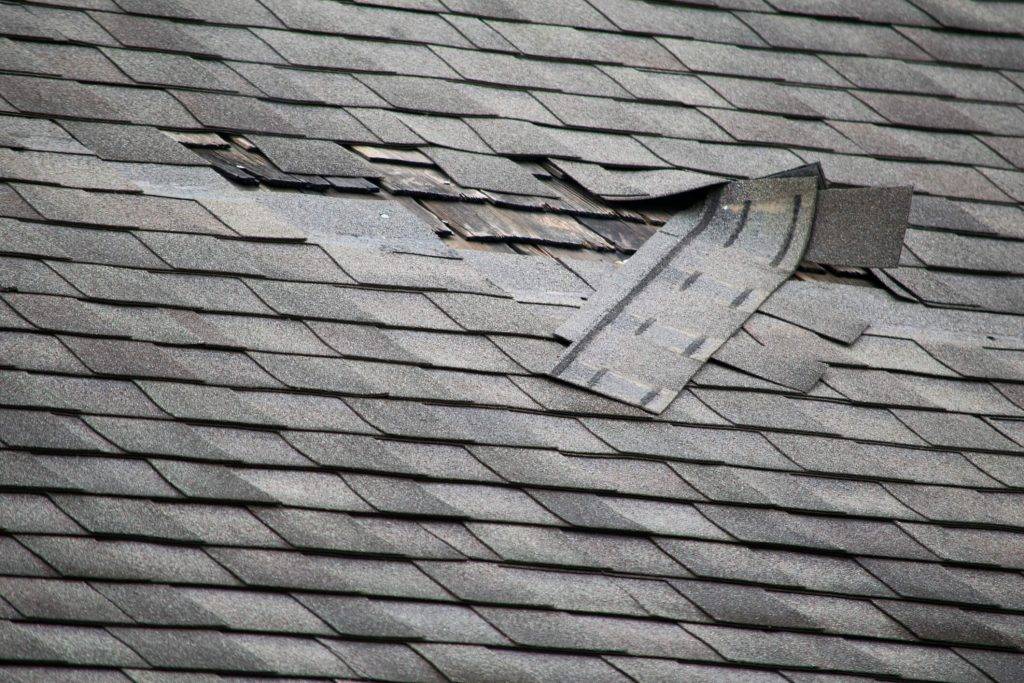 broken shingles